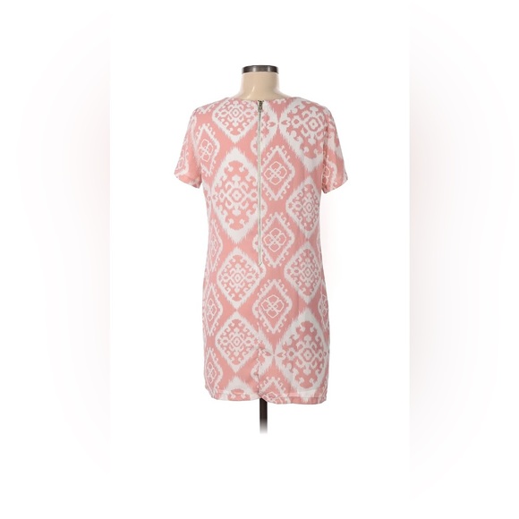 Lulu’s Pink and White Shift Dress - Picture 2 of 2